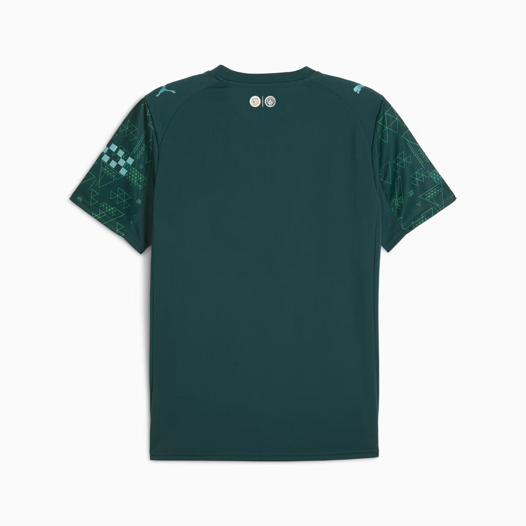 PUMA Manchester City 4th Mens Soccer Jersey 26 Green Terrain
