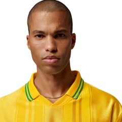 Jordan Mens Polo Yellow Brazil