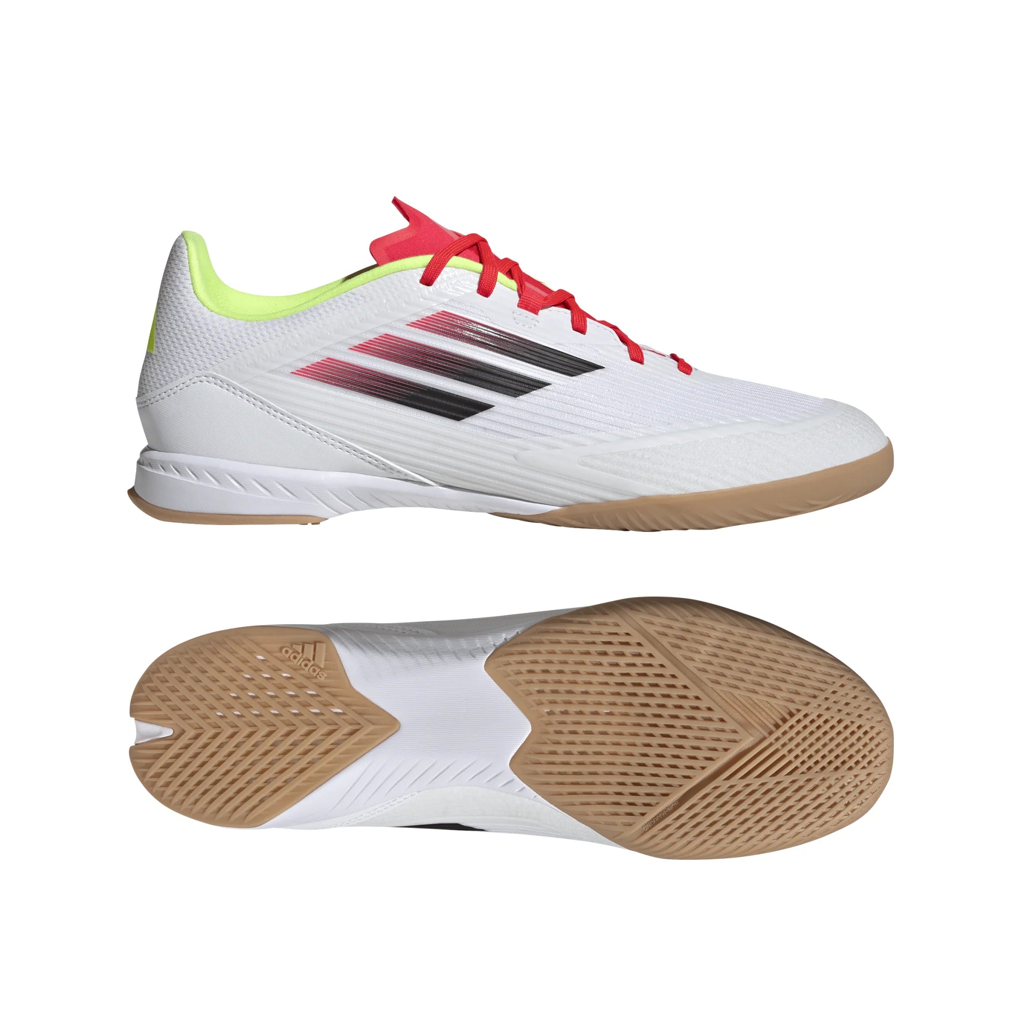 adidas F50 League Indoor Boots White Black