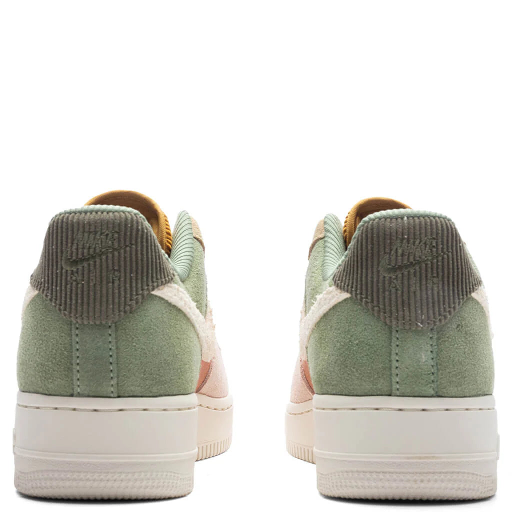 Womens Air Force 1 07 LX Oil Green Pale Ivory Terra Blush Sesame