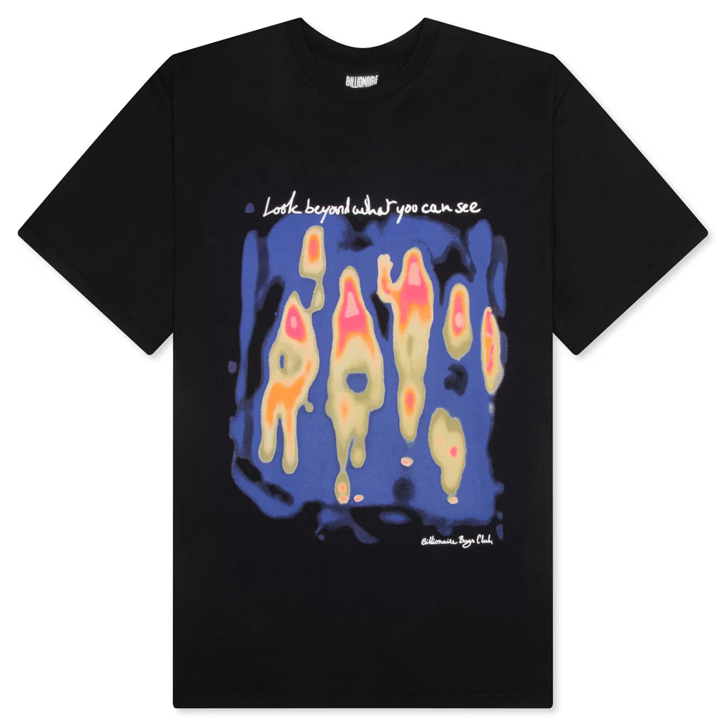 BB Vapors S S Knit Temperature Color Change Print Black