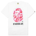 ABC Camo By Bathing Ape Tee White Pink