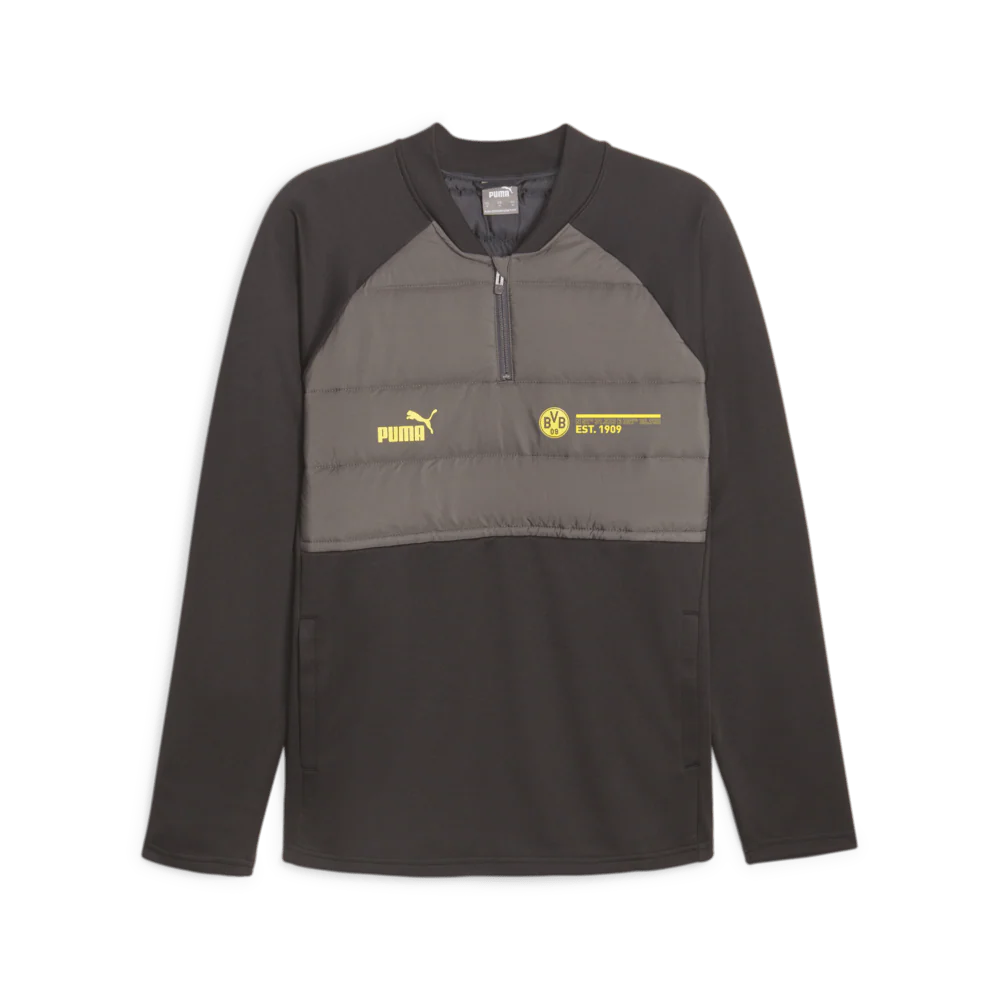 PUMA BVB FtblCultute 1 4 Zip Q4