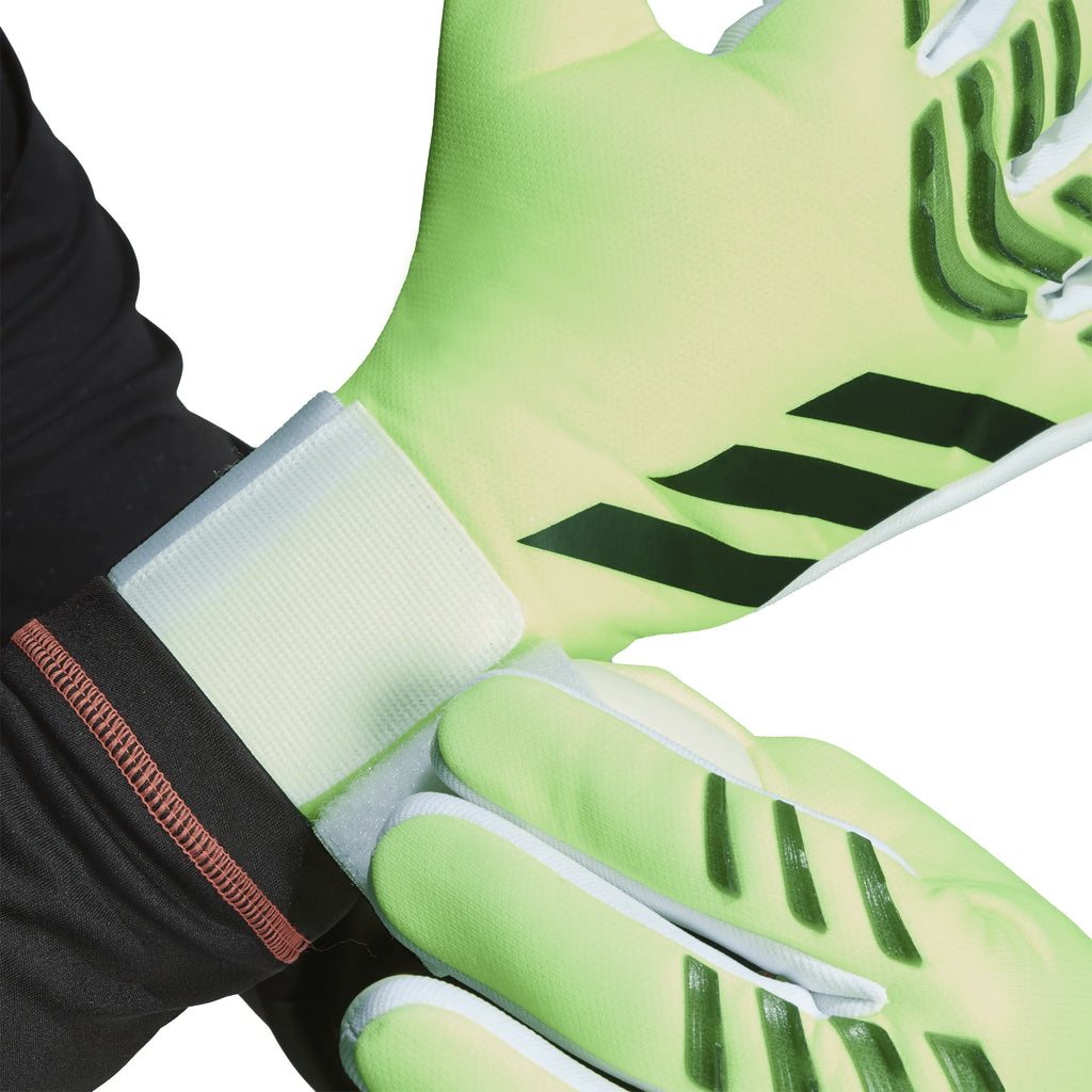 adidas Predator League Goalkeeper Gloves Lemon White Black