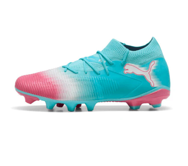 PUMA Future 8 Match RE Charge FG AG Firm Multi Ground Soccer Cleats Blue White