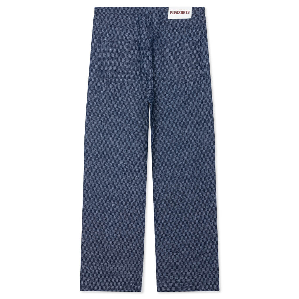 Formula Baggy Jeans Indigo Checker