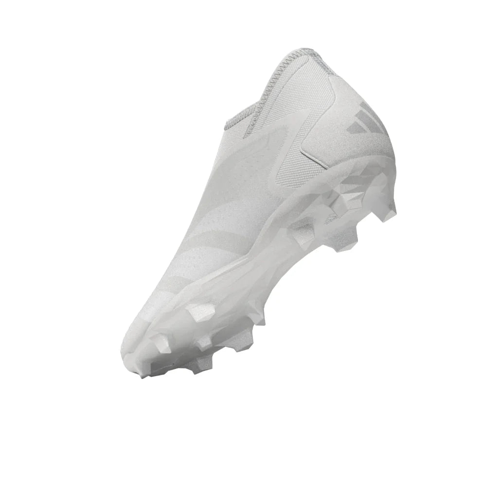 adidas Predator Accuracy3 Laceless FG Firm Ground Soccer Cleats White White