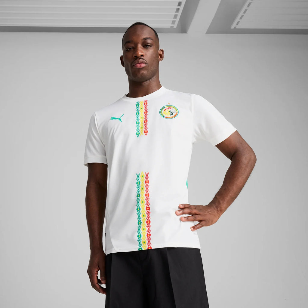 PUMA Mens Senegal Home Jersey 25 Replica White