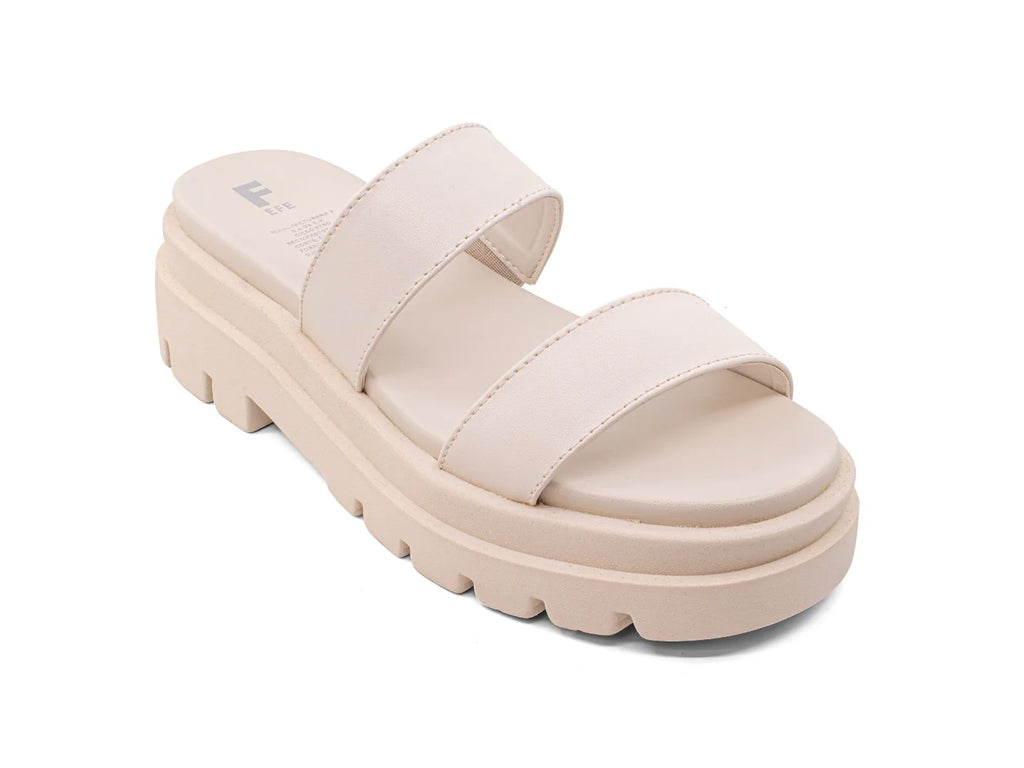 Sandalias EFE Plataforma Beige para Mujer