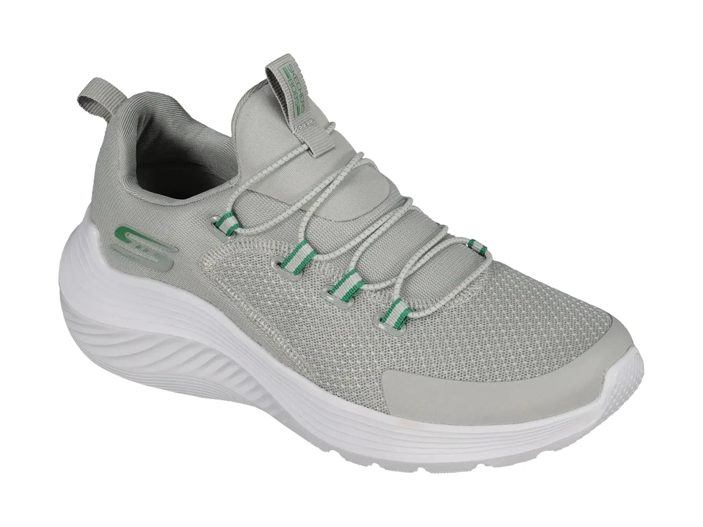 Tenis Skechers BOBS Squad Waves Gris para Mujer