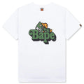 Kids Shark Milo on Bape Tee White Green