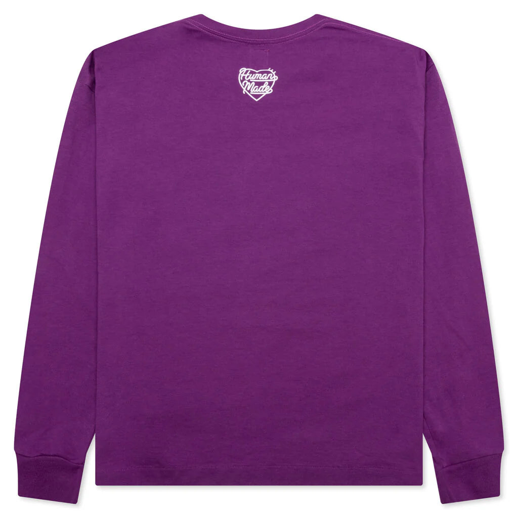 Graphic L S T Shirt 4 Purple