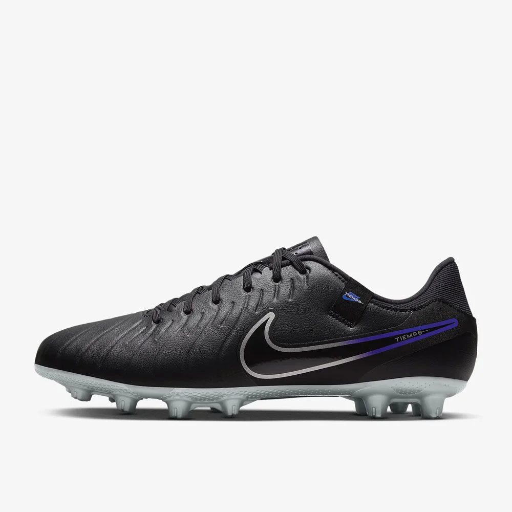 Nike Tiempo Legend 10 Academy Firm Ground Soccer Cleats Black Hyper Royal Chrome