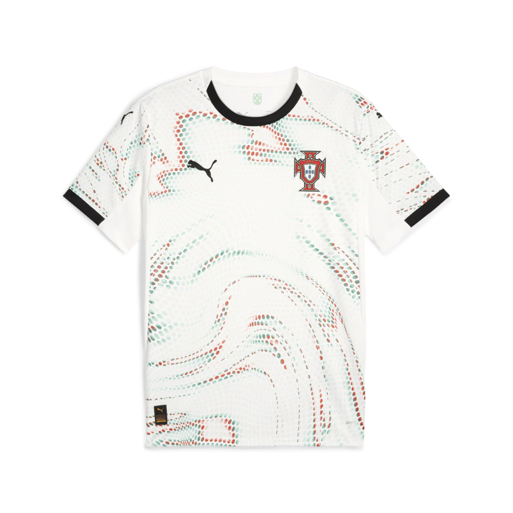 PUMA Mens Portugal Away Jersey Replica 25 White