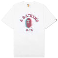 Glitch Art College College Tee White