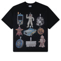 Icy S S Knit Tee Black