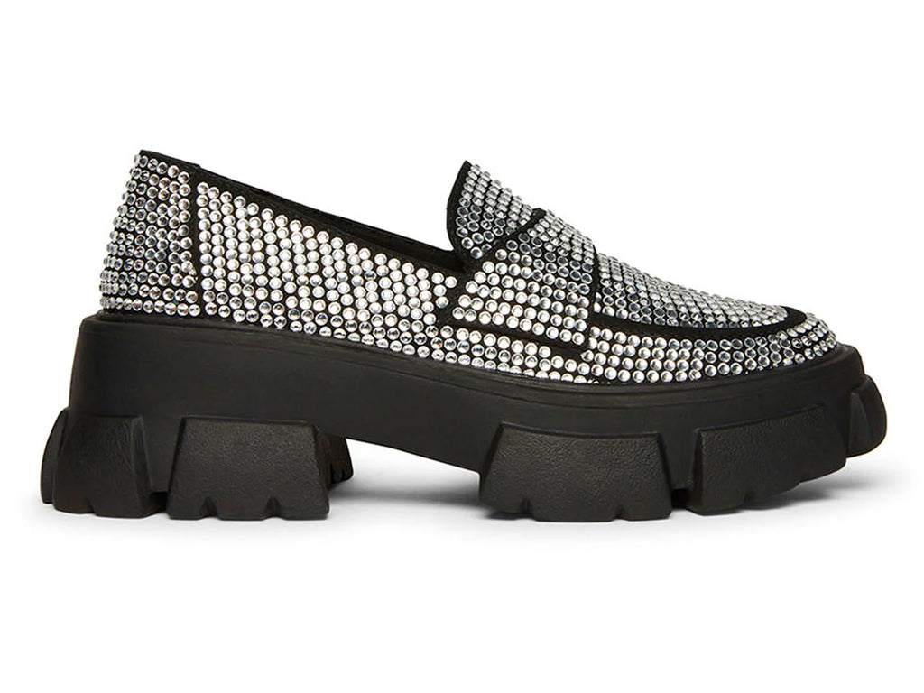 Mocasines Steve Madden Trifecta R Rhinestone Negro para Mujer