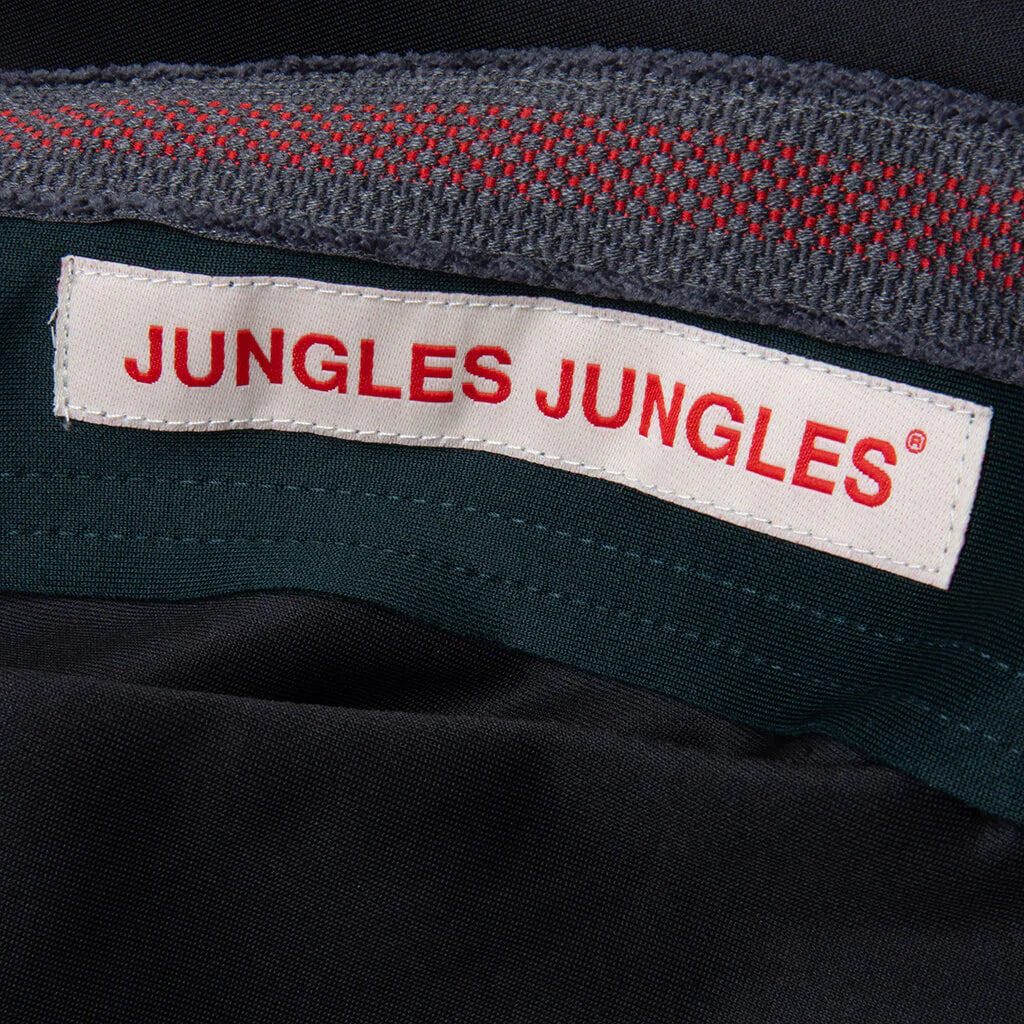 Weave Panel Shorts Black Green
