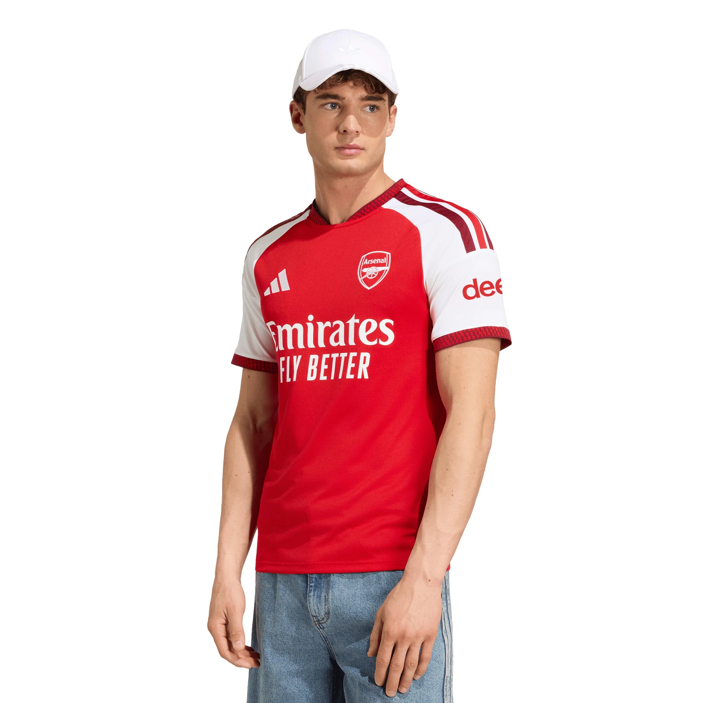 adidas Arsenal FC Home Mens Soccer Jersey 26 27 Red