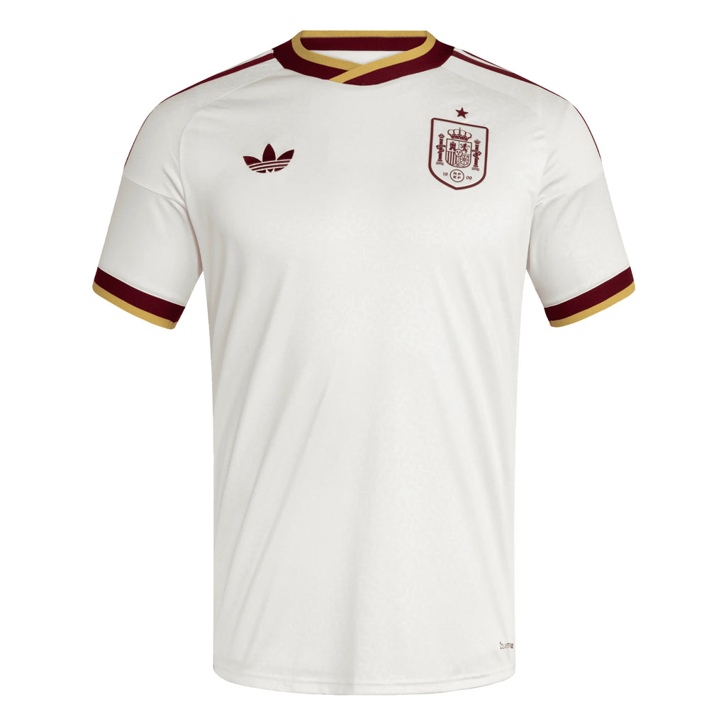 adidas Spain Away Mens Soccer Jersey 2026 White