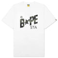 1st Camo Bape STA Tee White Green
