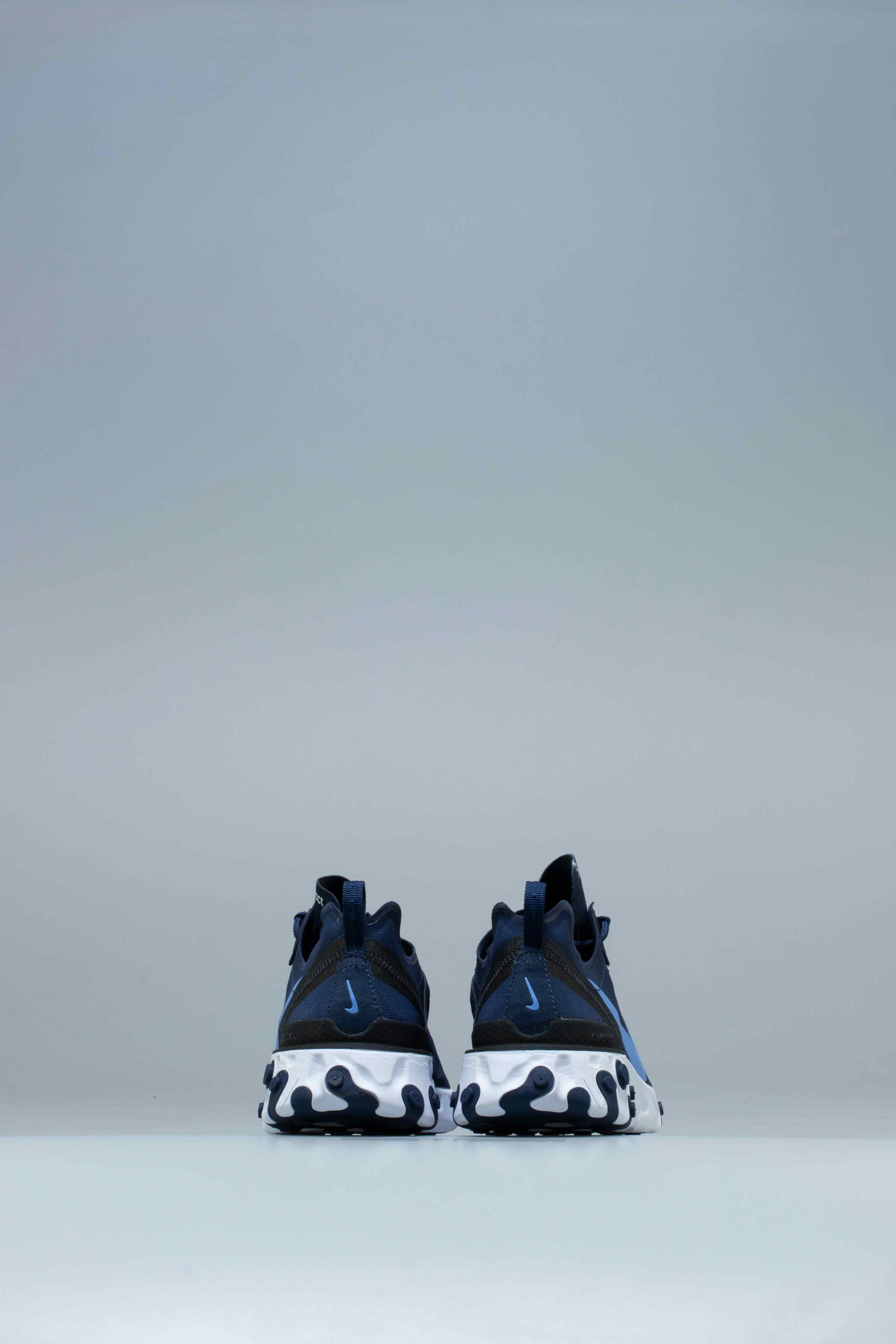 React Element 55 Mens Shoes Midnight Navy White Black Royal Pulse