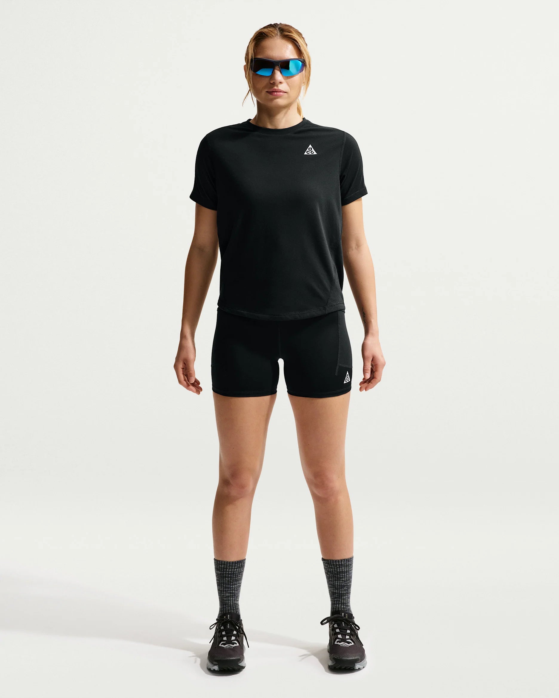 Nike ACG Womens Dri FIT High Waisted 4 Trail Running Shorts