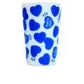 Heart Pattern Tumbler Blue