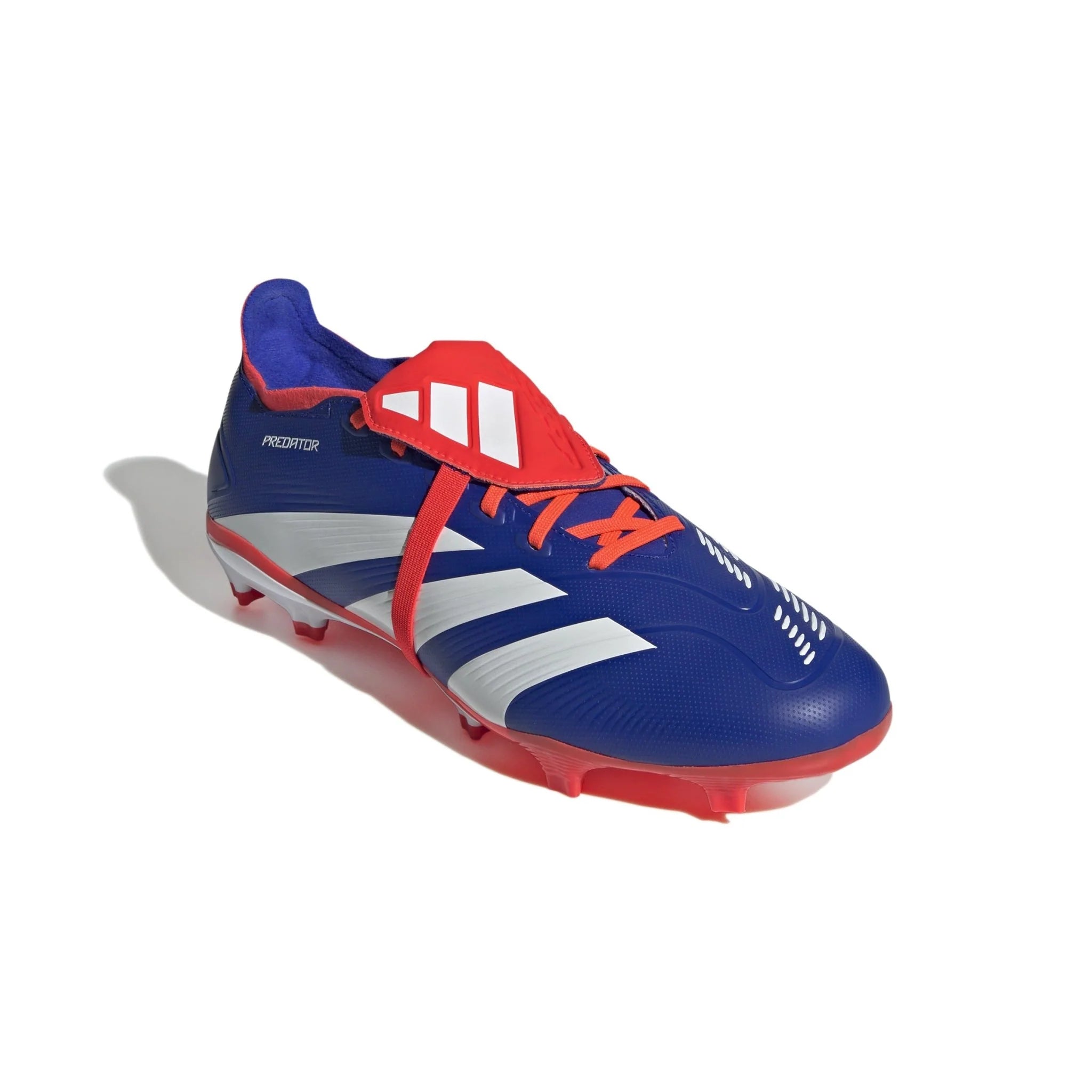 adidas Predator League FT FG Firm Ground Cleats Lucid Blue White Solar Red
