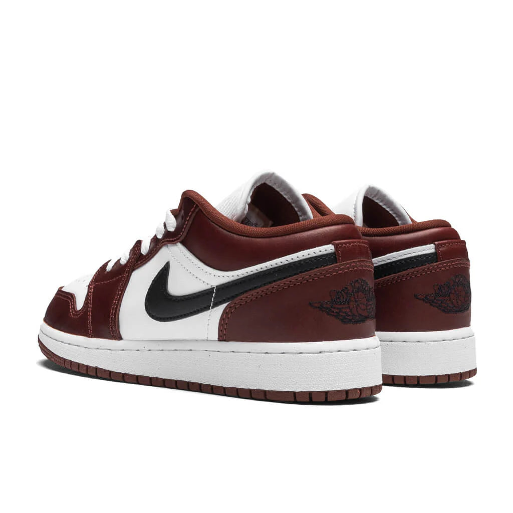 Air Jordan 1 Low SE GS White Black Dark Pony