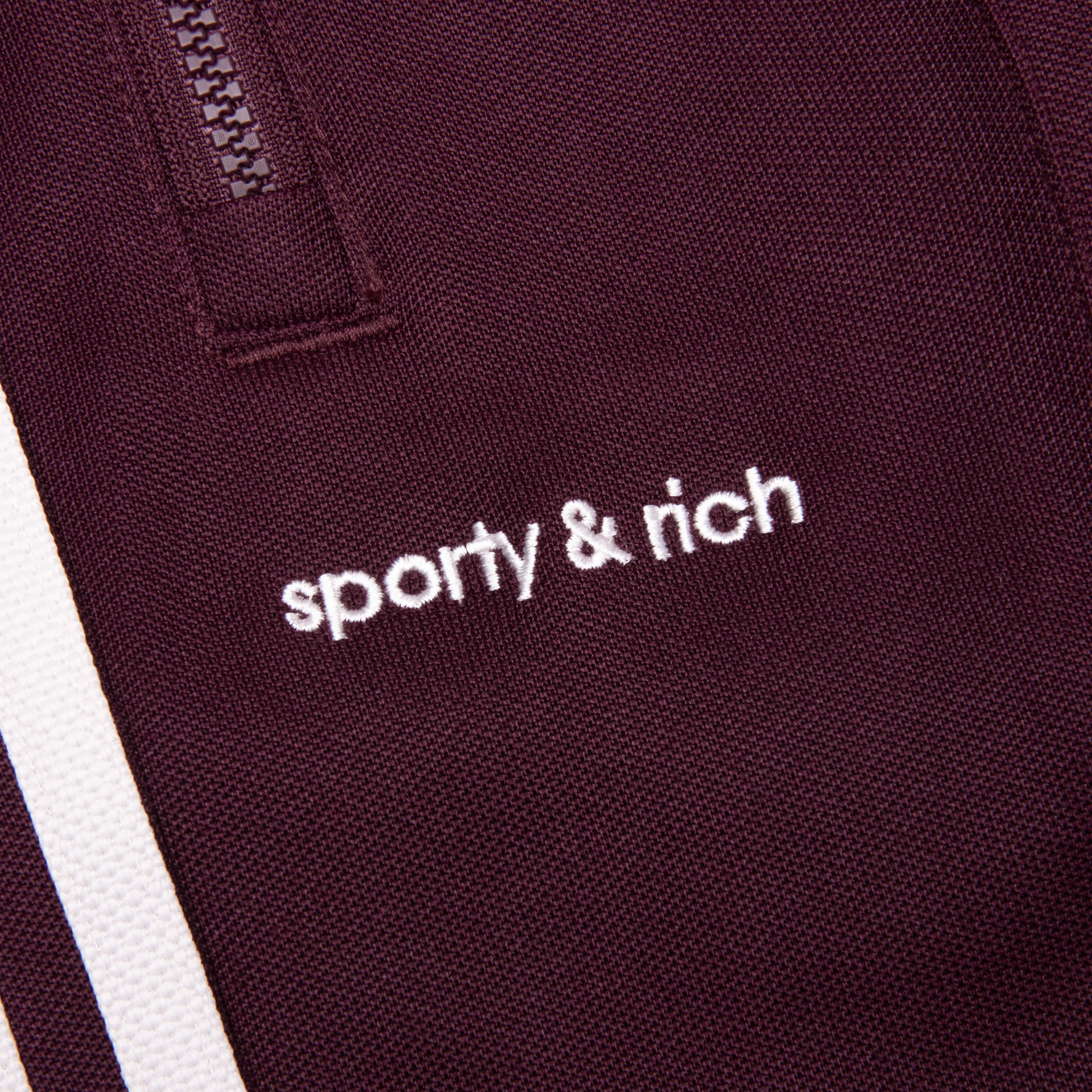 Adidas x Sporty Rich Track Pant Maroon
