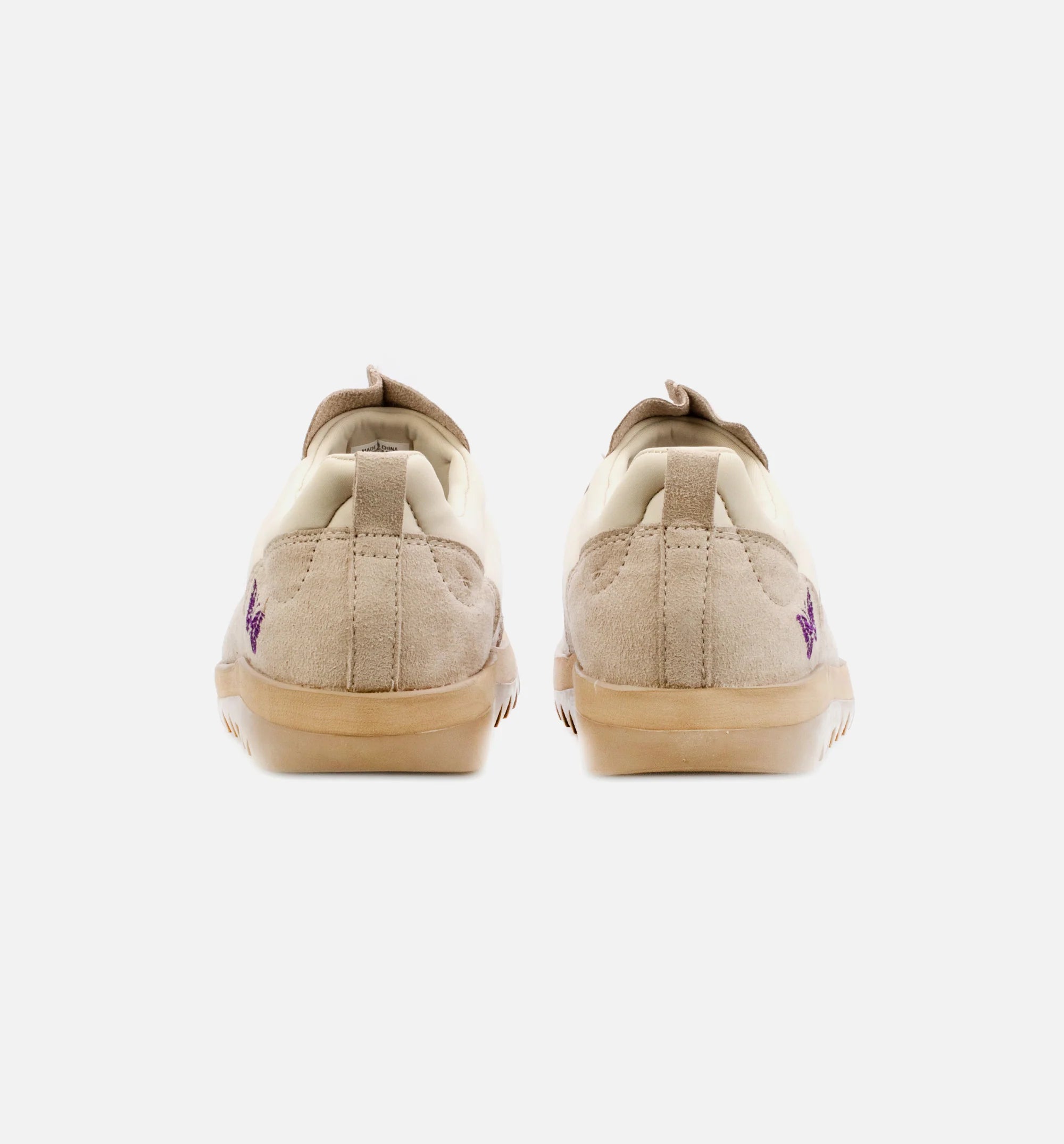 Needles Beatnik Moc Mens Lifestyle Shoe Beige Purple
