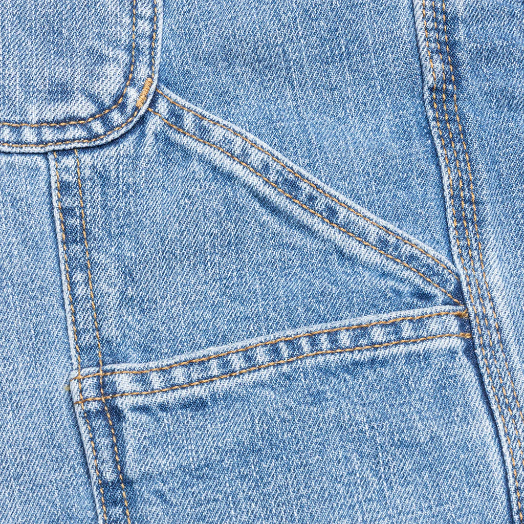 OG Single Knee Short Blue Burst Washed