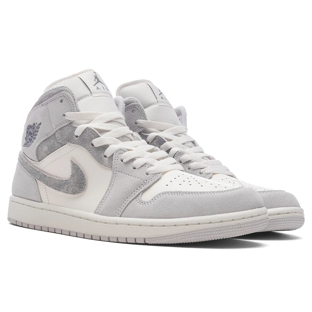 Air Jordan 1 Mid SE Neutral Grey Smoke Grey Sail