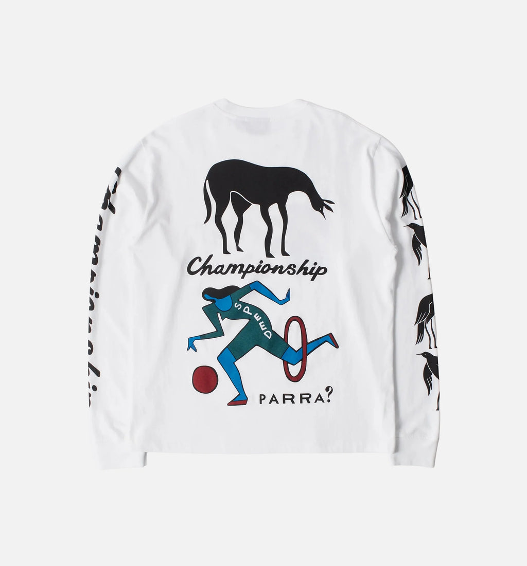 Divine Hammer Mens Long Sleeve Shirt White