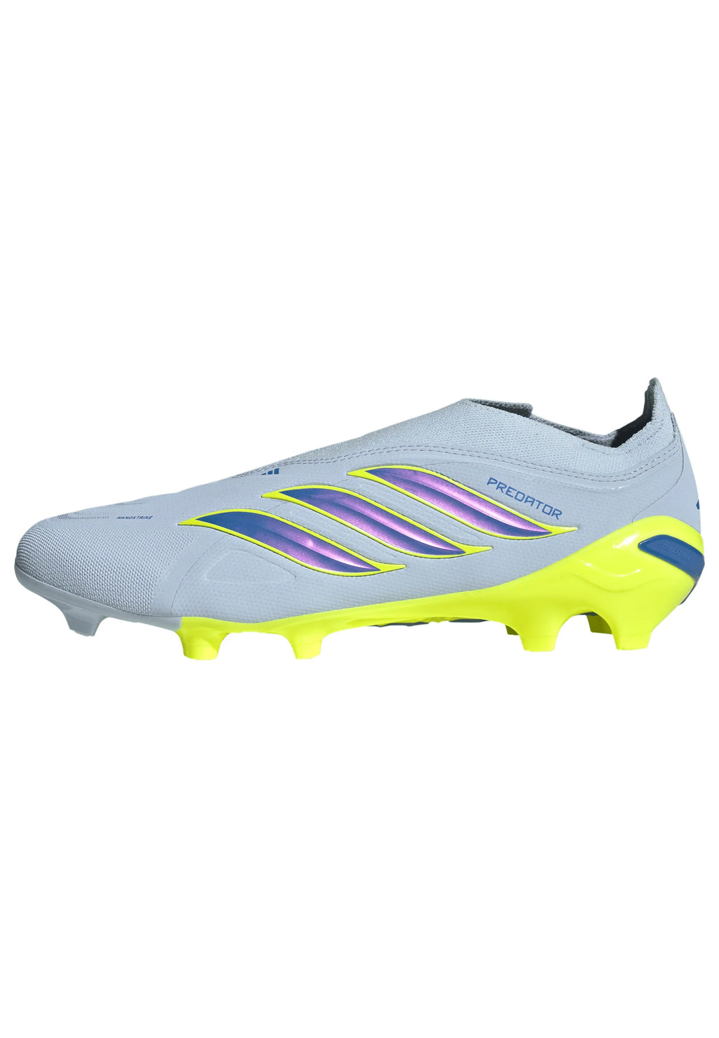 adidas Predator League Laceless FG Firm Ground Mens Soccer Cleats Sky Blue Yellow