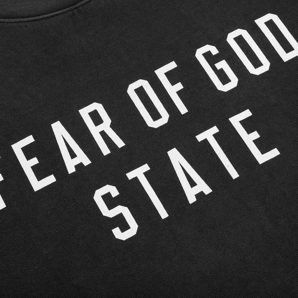 Heavy Crewneck Tee Black