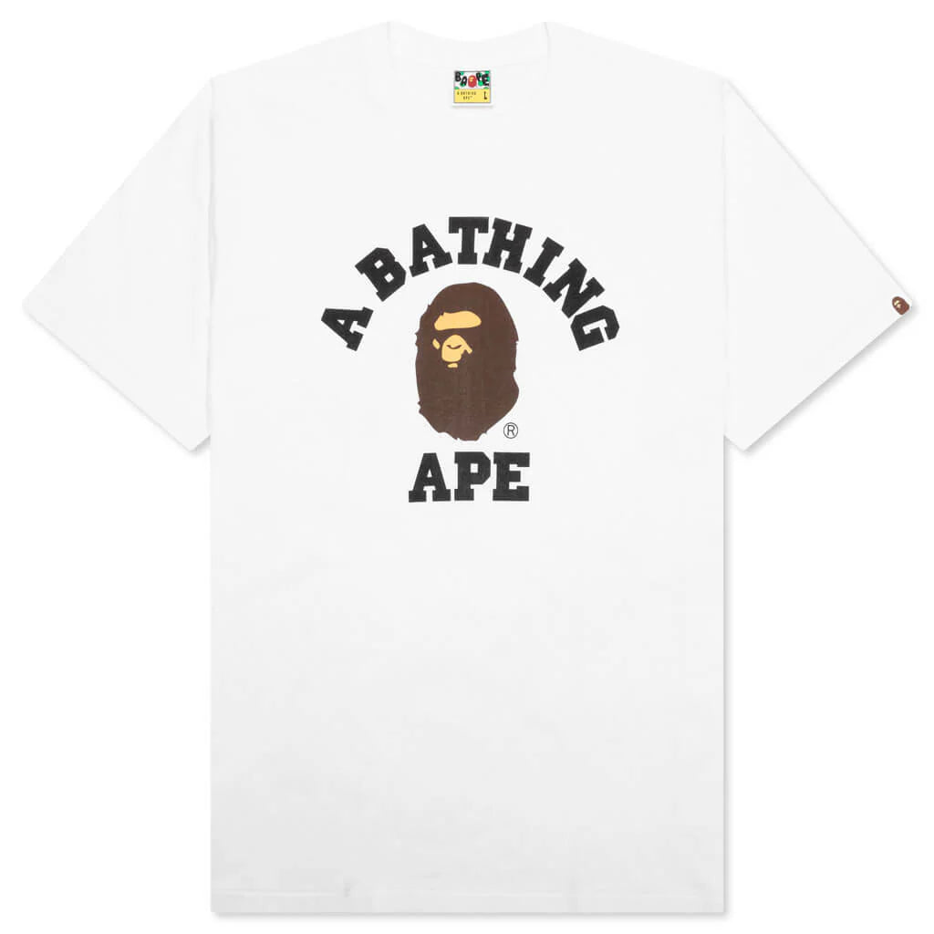 College Tee White