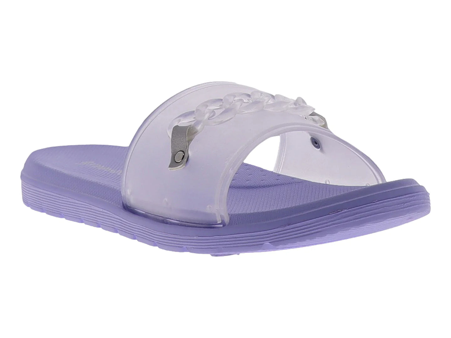 Sandalias Elega Lavanda Transparente para Mujer