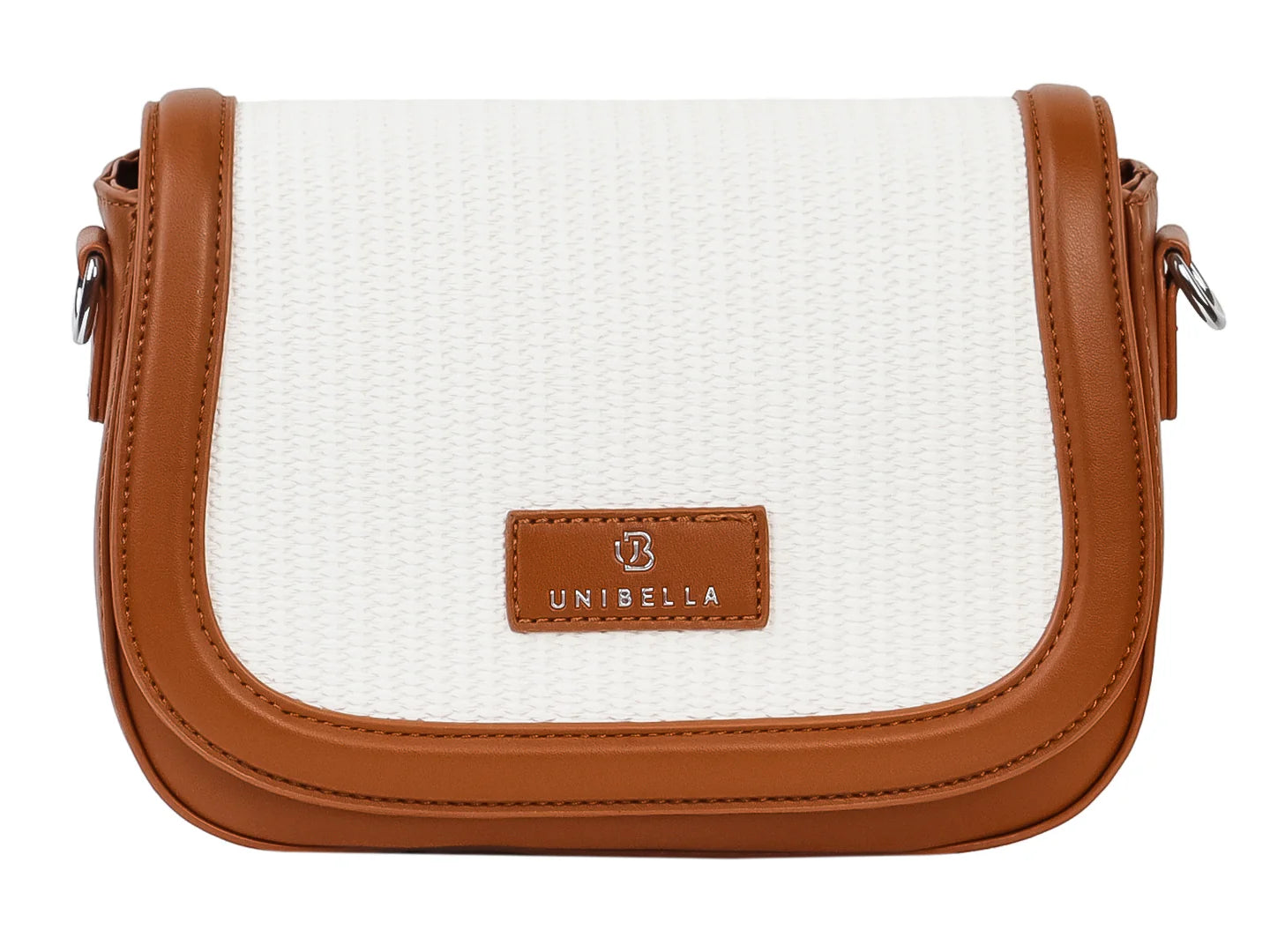 Bolsa Unibella Blanco y Café para Mujer
