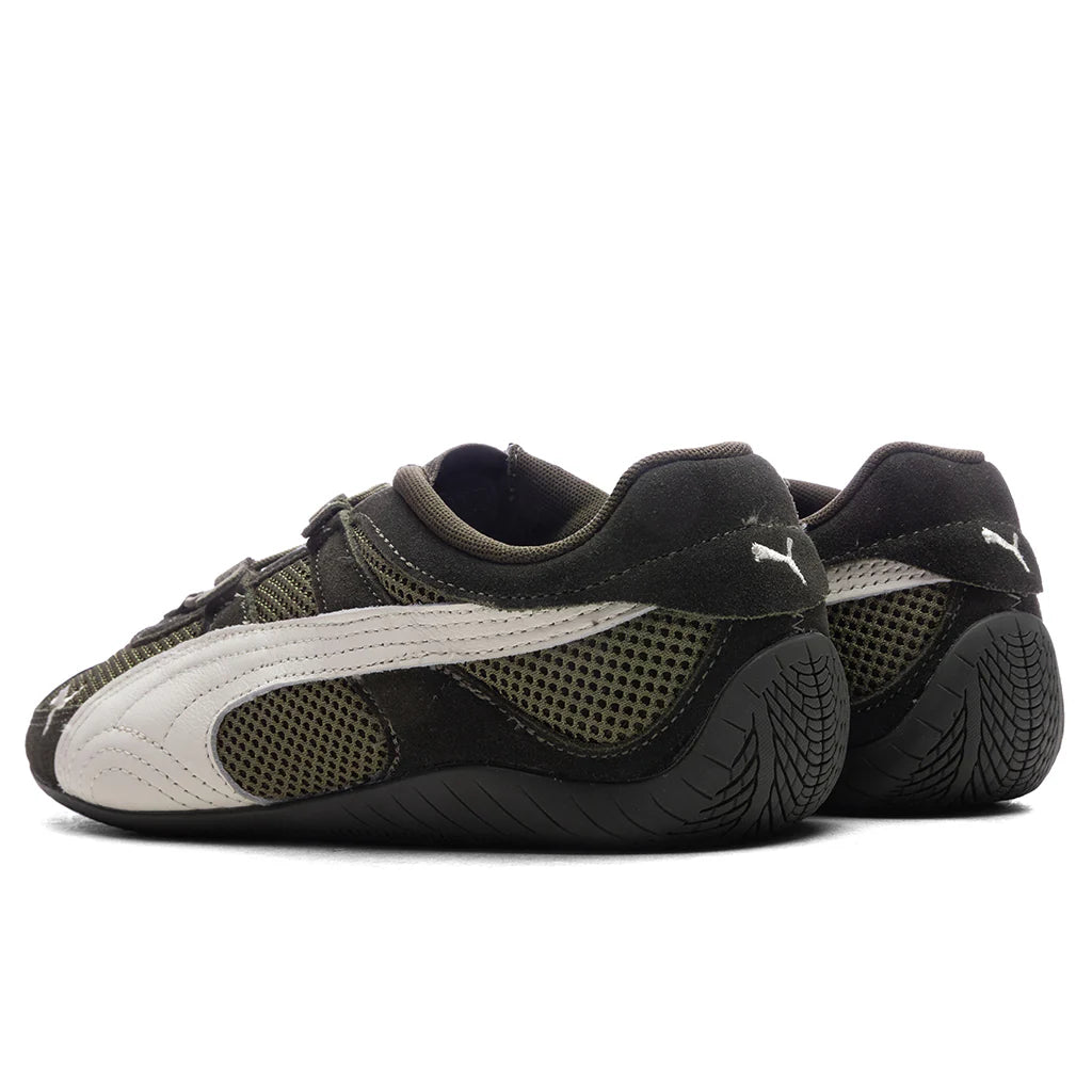 Womens Speedcat Go Dark Olive Warm White