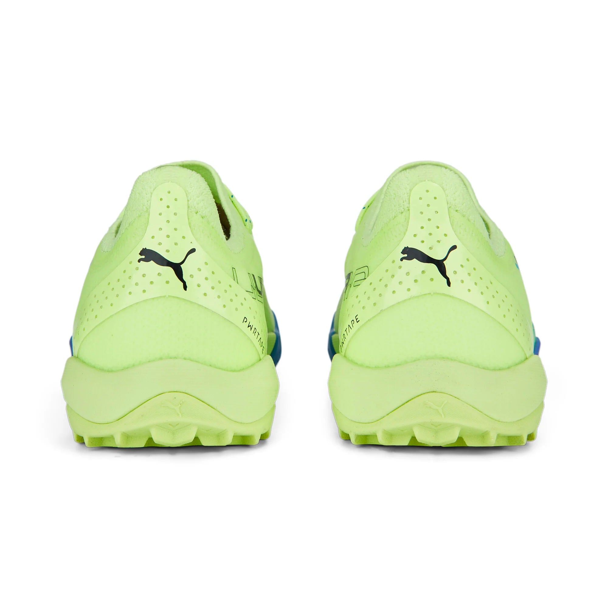 PUMA Ultra Ultimate Cage Turf Soccer Cleats Fizzy Light Parisian Night Blue Glimmer