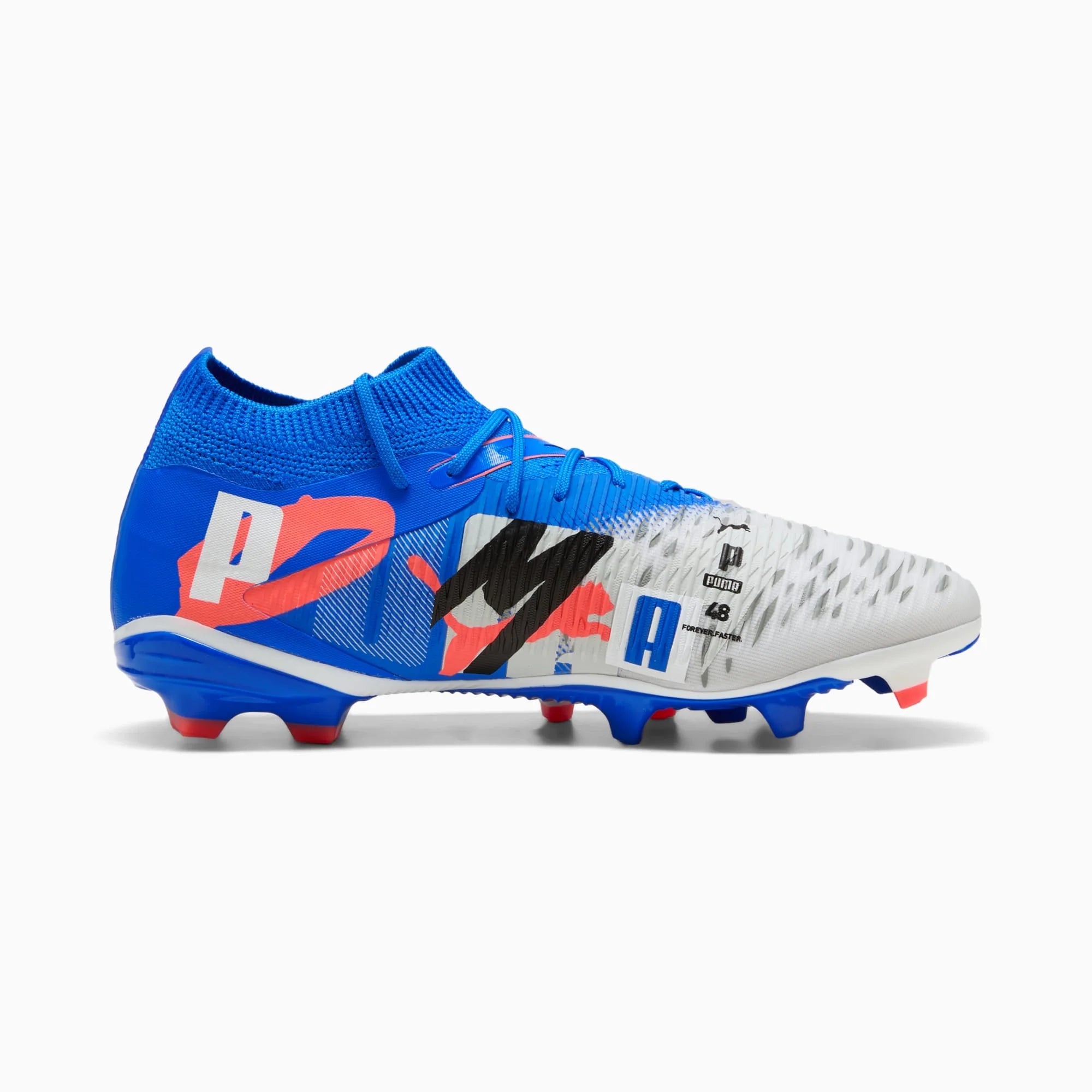PUMA Future 8 Match Forever FG AG Firm Ground Soccer Cleats White Blue