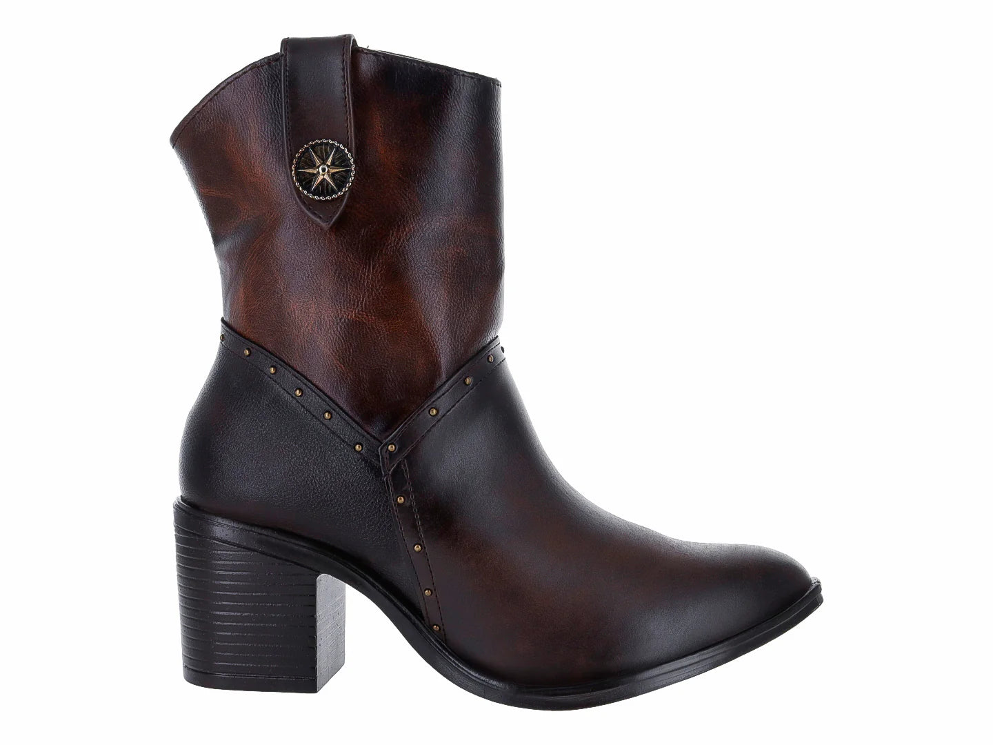 Botas Luna Rosa Café para Mujer