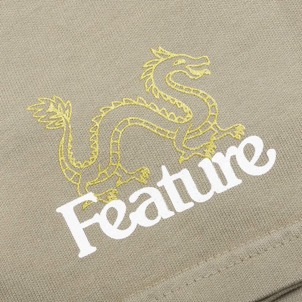 Dragon Sweatshort Oil Green
