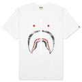 Honeycomb Camo Shark Tee White
