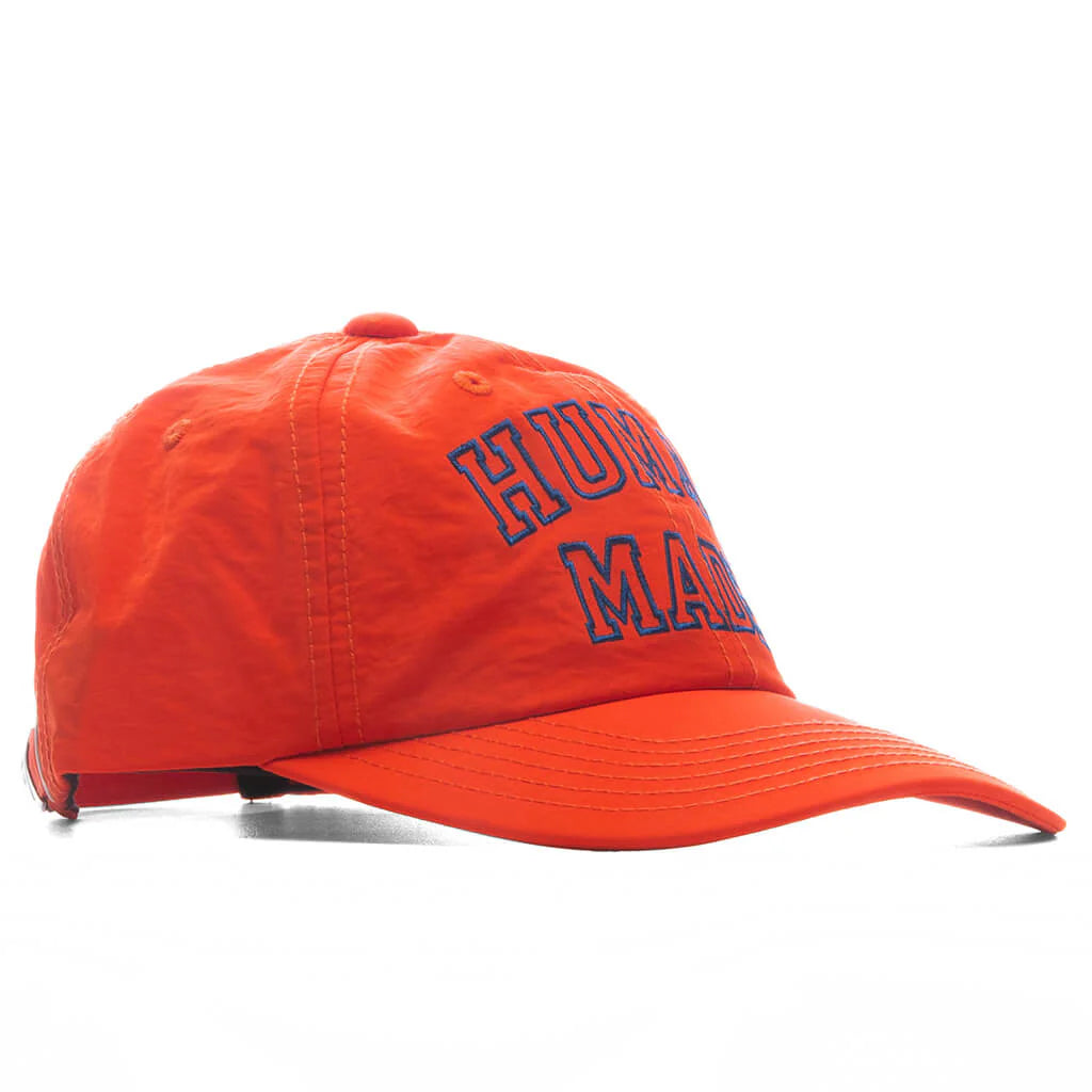 6 Panel Nylon Cap Orange