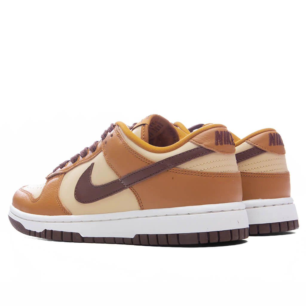 Womens Dunk Low Desert Ochre Cherry Charm Desert Ochre Fauna Brown Pale Vanilla