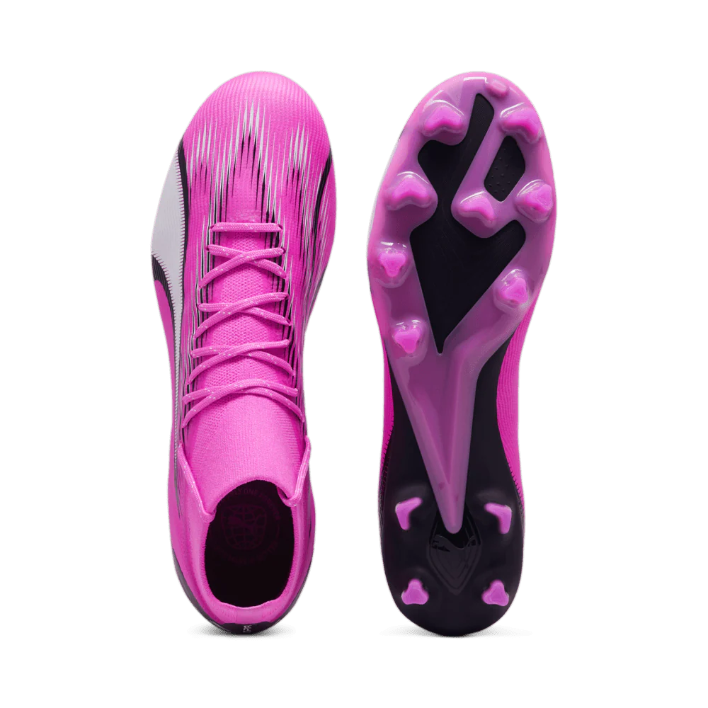 PUMA Ultra Pro FG AG Soccer Cleats Pink White