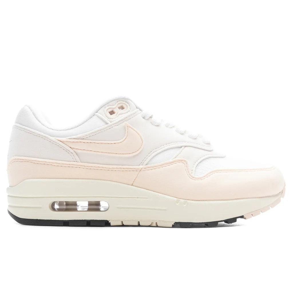 Womens Air Max 1 87 Sail Guava Ice Phantom Black